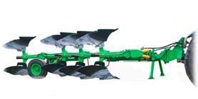 4-bodied reversible semi-mounted plough POPG-4-40 with pneumohydraulic protection